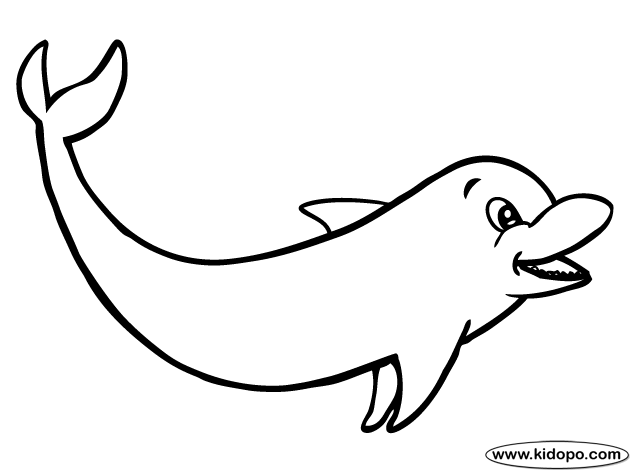 Dolphin coloring pages Dolphin coloring page